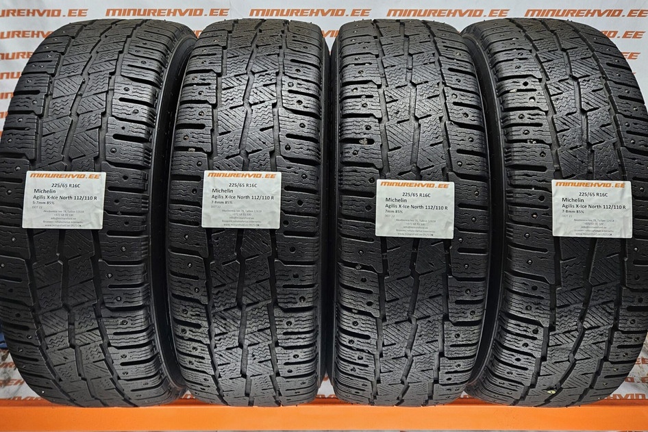 Used studded tire 225/65R16 Michelin Agilis X-Ice North 112/110 R