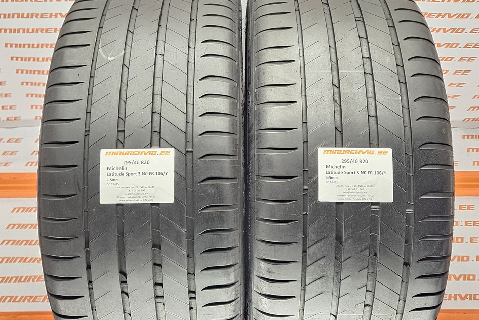 Used summer tire 295/40R20 Michelin Latitude Sport 3 N0 FR 106/Y