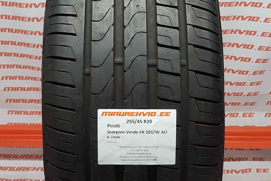 Used summer tire 255/45R20 Pirelli Scorpion Verde FR 101/W AO