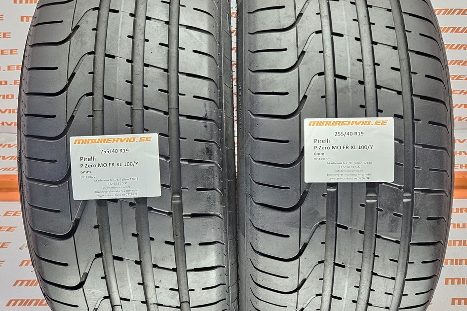 Used summer tire 255/40R19 Pirelli P Zero MO FR XL 100/Y 0822