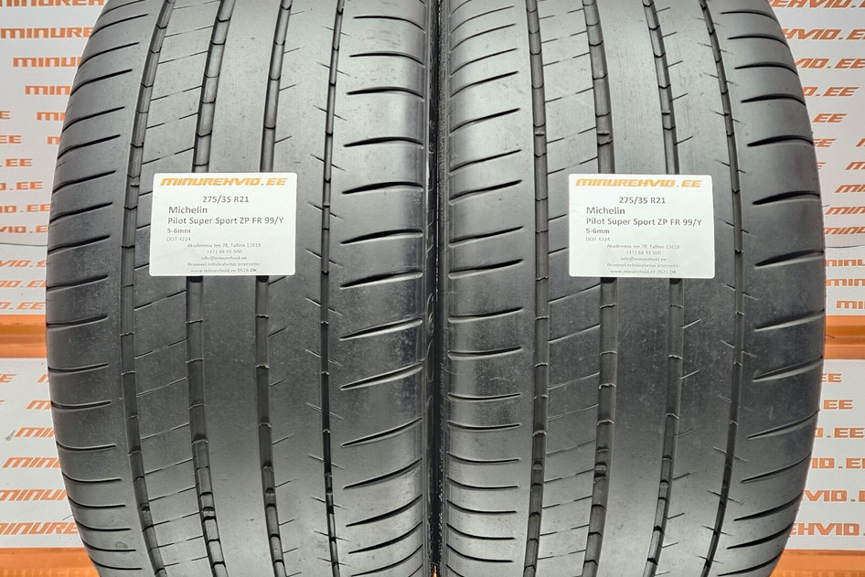 Used summer tire 275/35R21 Michelin Pilot Super Sport ZP FR 99/Y