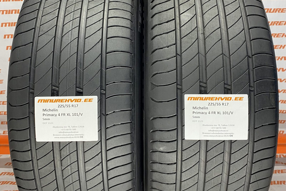 Used summer tire 225/55R17 Michelin Primacy 4 FR XL 101/V 1123