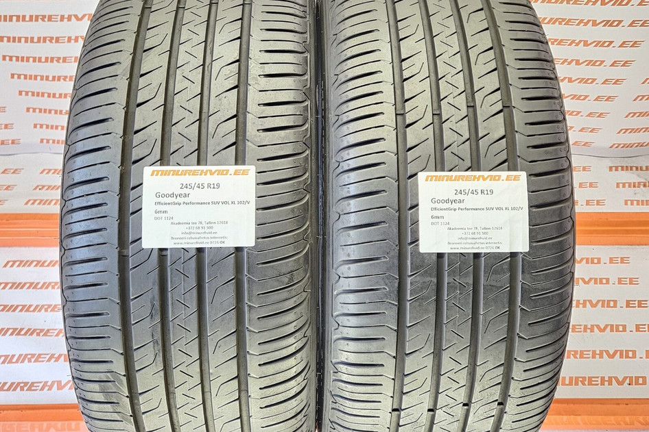 Used summer tire 245/45R19 GoodYear EfficientGrip Performance SUV VOL XL 102/V