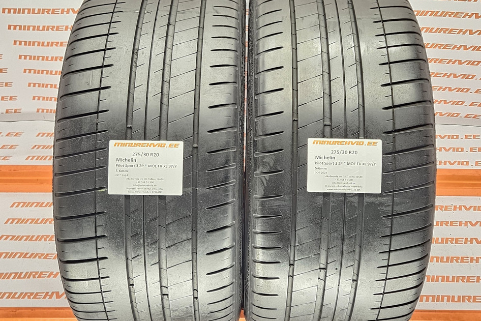 Used summer tire 275/30R20 Michelin Pilot Sport 3 ZP * MOE FR XL 97/Y