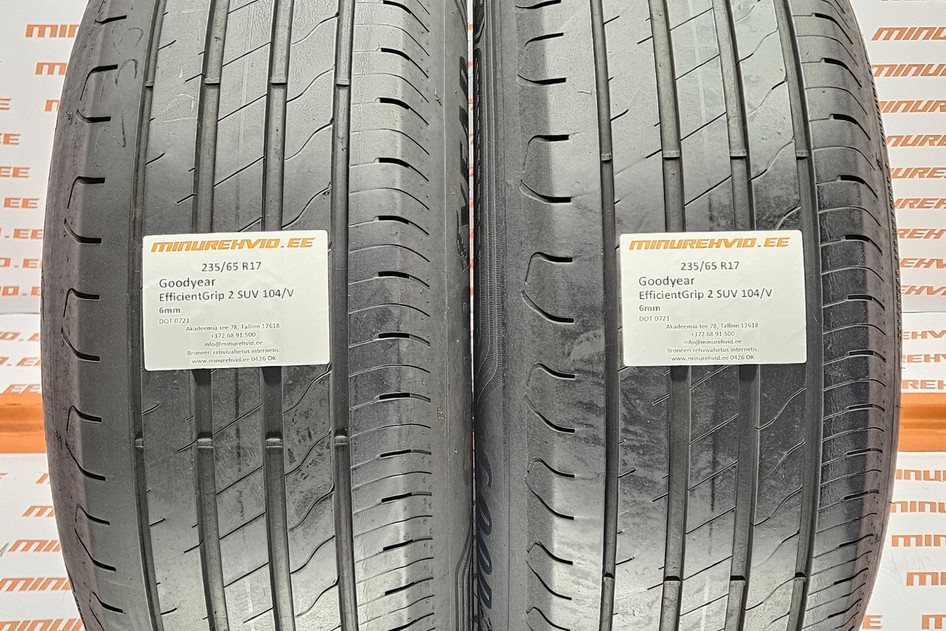 Подержанный летняя шина 235/65R17 GoodYear EfficientGrip 2 SUV 104/V