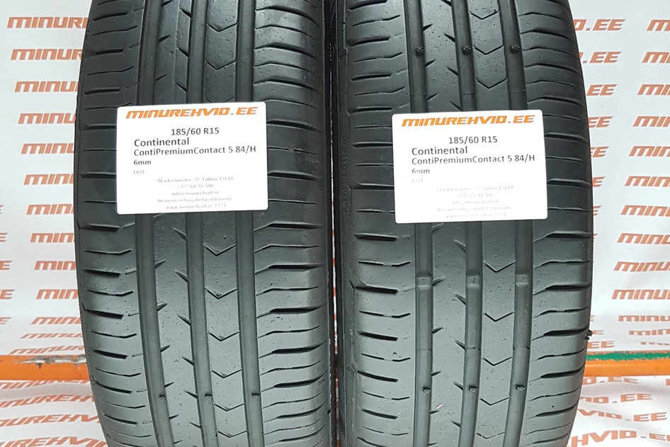 Kasutatud suverehv 185/60R15 Continental ContiPremiumContact 5 84/H.