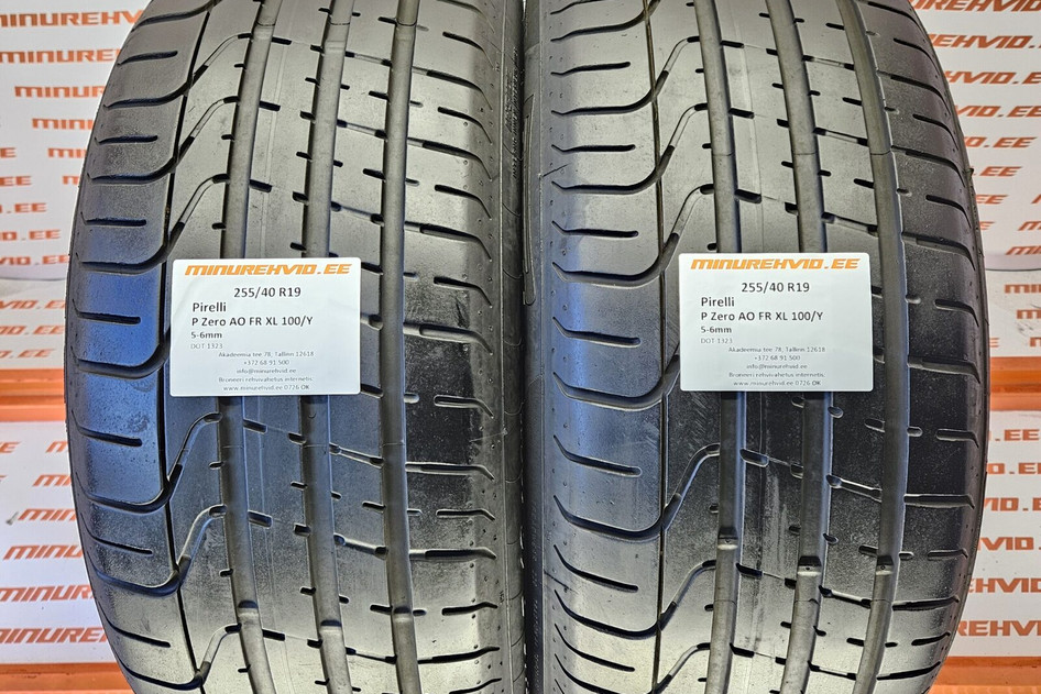 Used summer tire 255/40R19 Pirelli P Zero AO FR XL 100/Y 1323