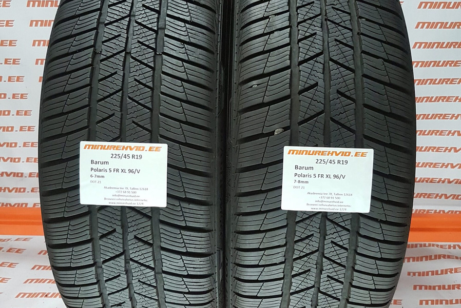 Used studless winter tire 225/45R19 Barum Polaris 5 FR XL 96/V