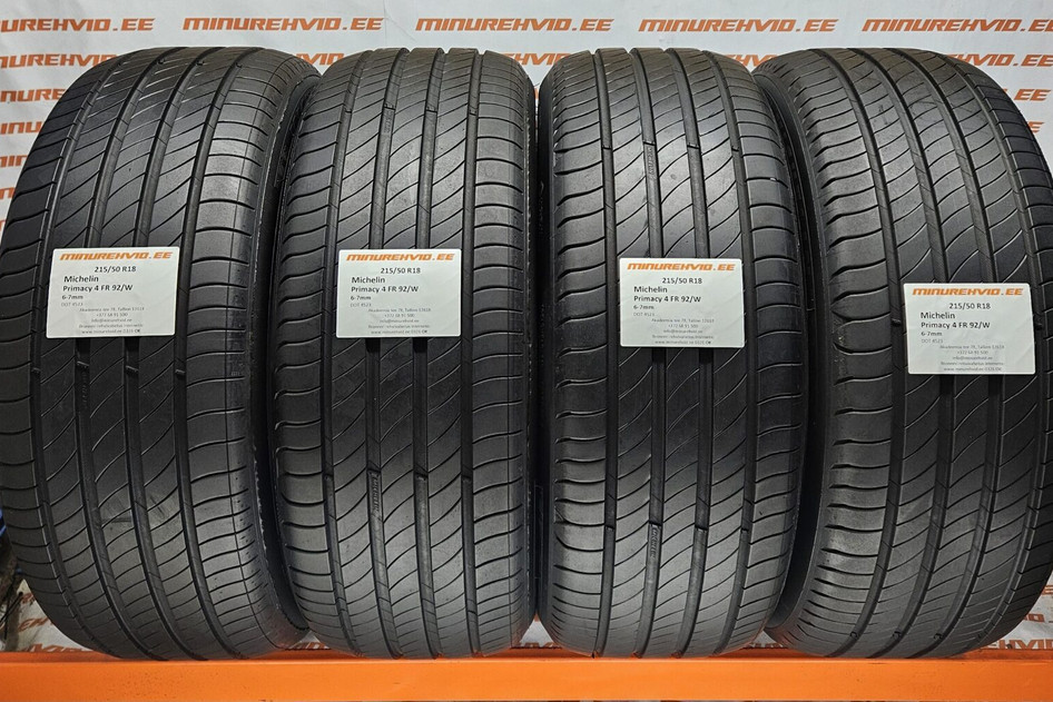 Kasutatud suverehv 215/50R18 Michelin Primacy 4 FR 92/W