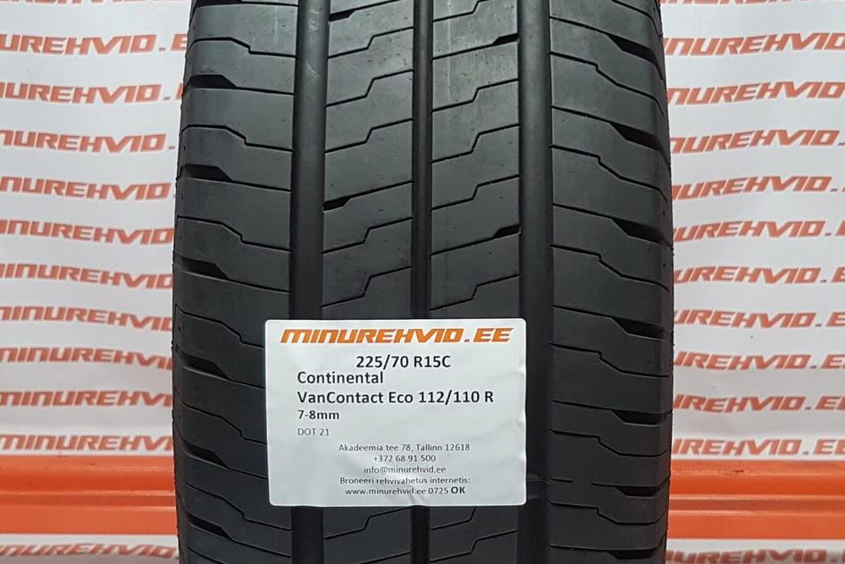 Kasutatud suverehv 225/70R15 Continental VanContact Eco 112/110 R