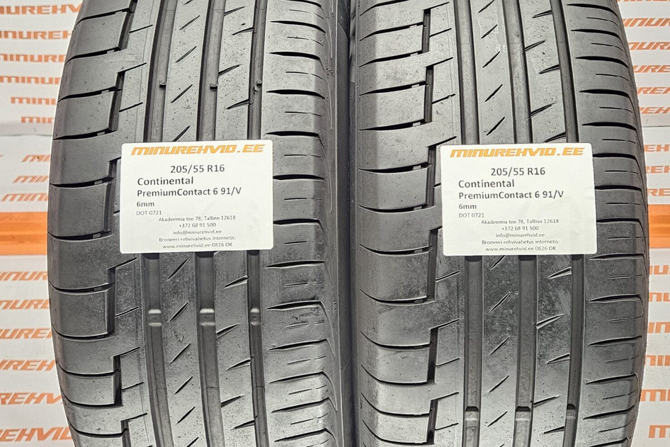 Kasutatud suverehv 205/55R16 Continental PremiumContact 6 91/V 0721