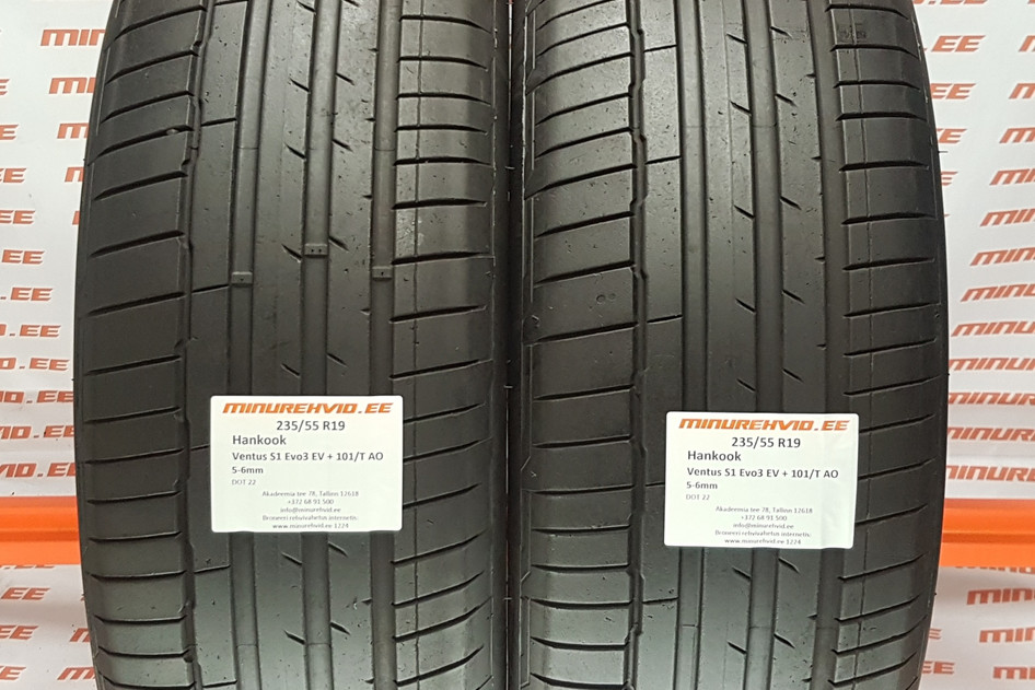 Kasutatud suverehv 235/55R19 Hankook Ventus S1 Evo 3 EV + 101/T AO