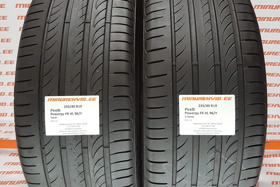 Kasutatud suverehv 235/40R19 Pirelli Powergy FR XL 96/Y