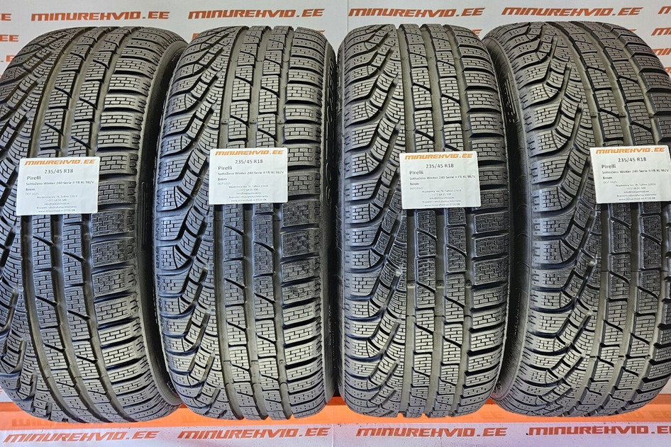 Подержанный нешипованная шина 235/45R18 Pirelli SottoZero Winter 240 Serie II FR XL 98/V 0325