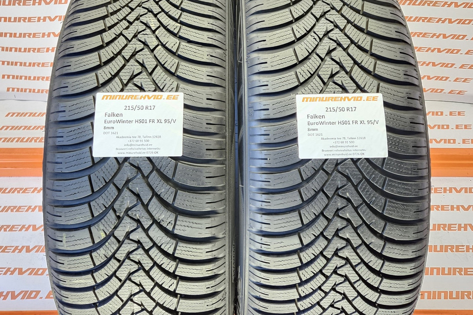 Used studless winter tire 215/50R17 Falken EuroWinter HS01 FR XL 95/V