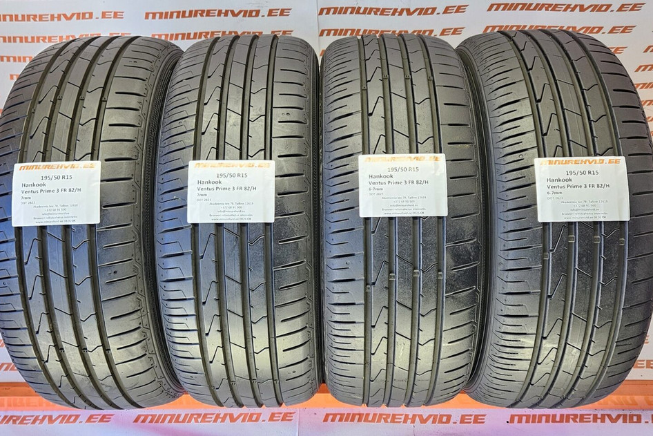 Kasutatud suverehv 195/50R15 Hankook Ventus Prime 3 FR 82/H