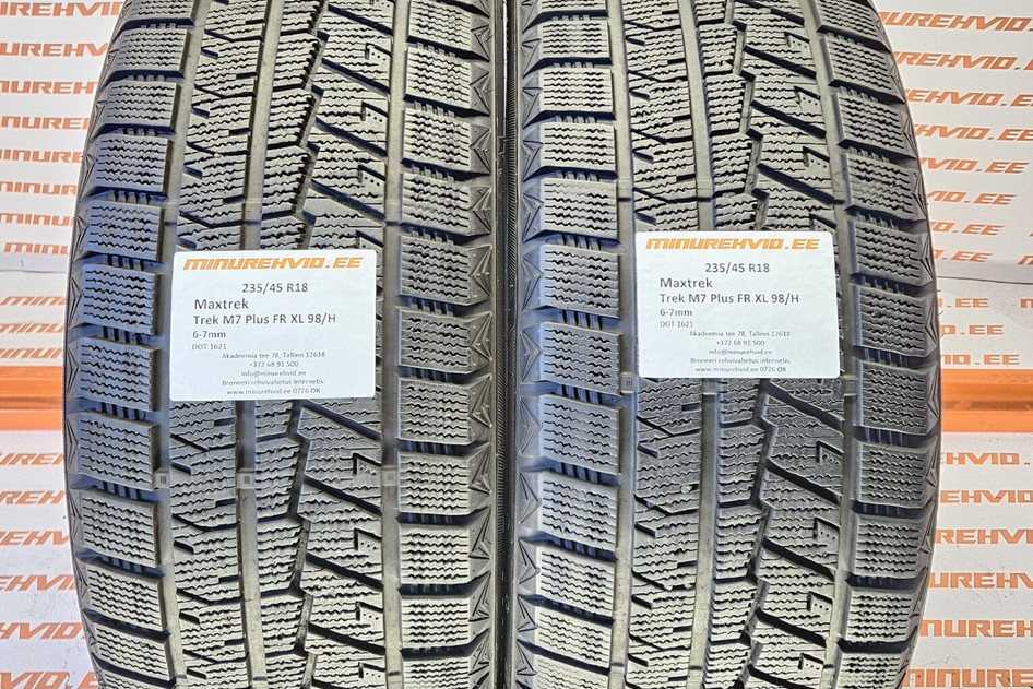 Подержанный нешипованная шина 235/45R18 Maxtrek Trek M7 Plus FR XL 98/H