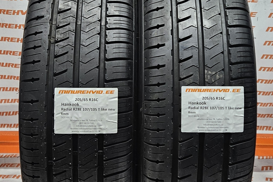 Used summer tire 205/65R16 Hankook Radial R28E 107/105 T like new 2