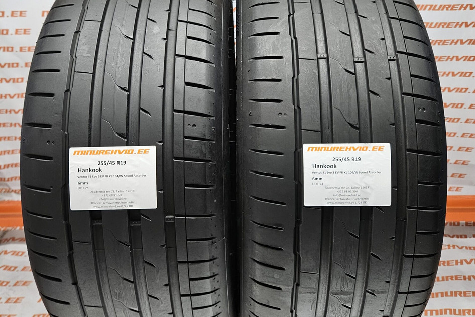 Used summer tire 255/45R19 Hankook Ventus S1 Evo 3 EV FR XL 104/W Sound Absorber