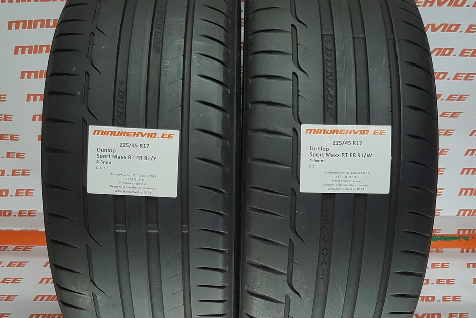 Kasutatud suverehv 225/45R17 Dunlop Sport Maxx RT FR 91/W