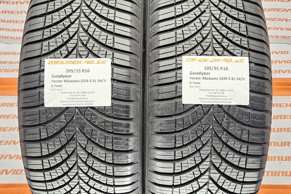 Kasutatud suverehv 205/55R16 GoodYear Vector 4Seasons GEN-3 XL 94/V