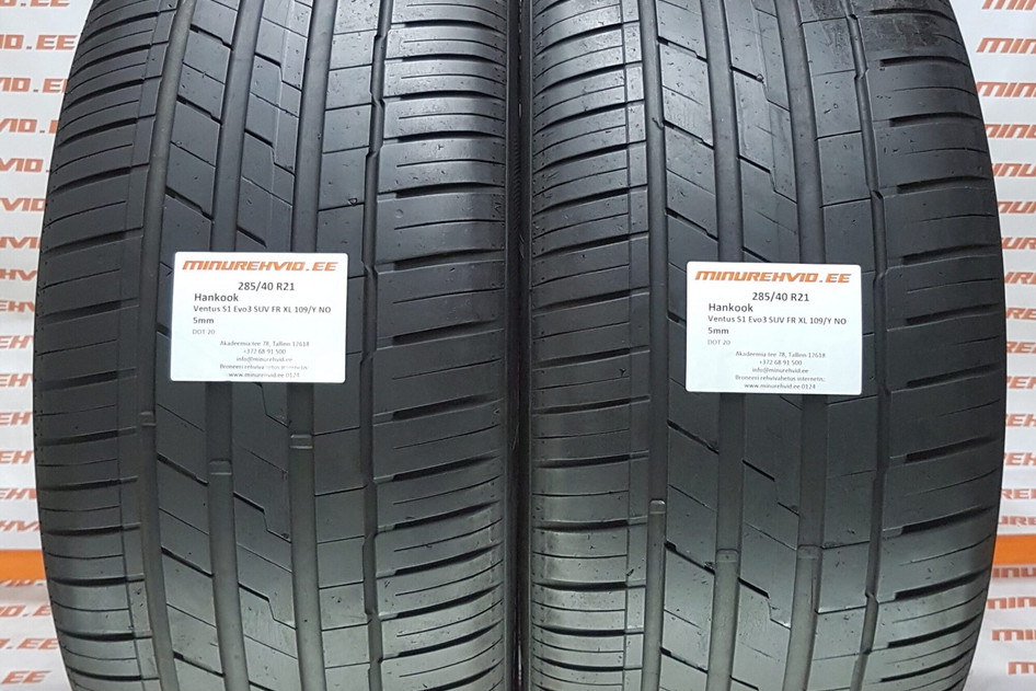 Kasutatud suverehv 285/40R21 Hankook Ventus S1 Evo 3 SUV FR XL 109/Y NO