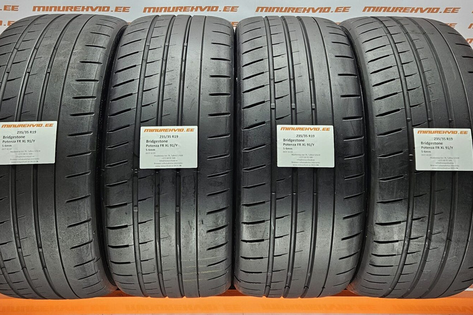 Used summer tire 235/35R19 Bridgestone Potenza FR XL 91/Y