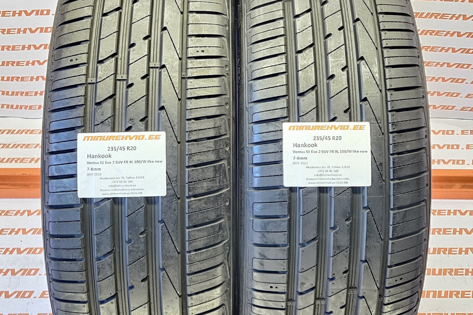 Kasutatud suverehv 235/45R20 Hankook Ventus S1 Evo 2 SUV FR XL 100/W like new 2523