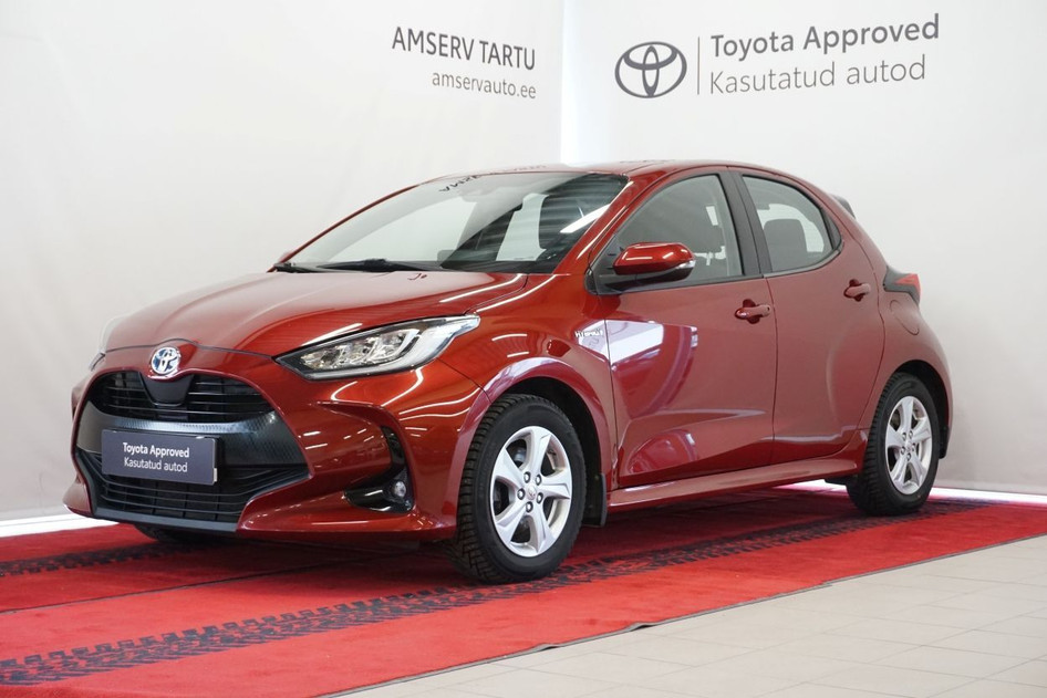 Toyota Yaris, 2021, 1.5, 68 kW, hübriid (bensiin/elekter), automaat, esivedu