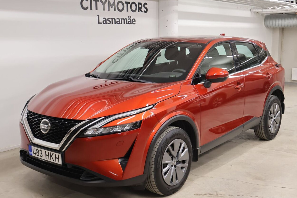 Nissan Qashqai, 2022, 1.3, 103 kW, hübriid (bensiin/elekter), manuaal, esivedu
