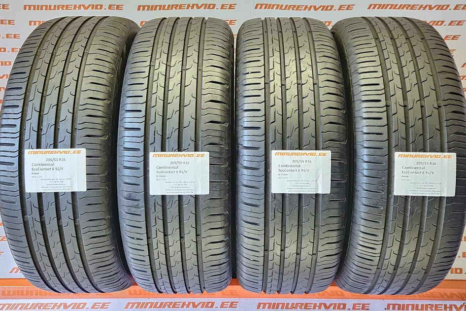 Kasutatud suverehv 205/55R16 Continental EcoContact 6 91/V 2125