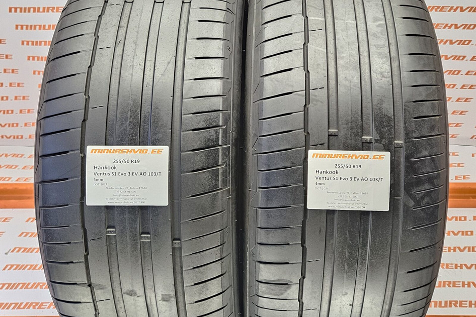 Подержанный летняя шина 255/50R19 Hankook Ventus S1 Evo 3 EV AO 103/T