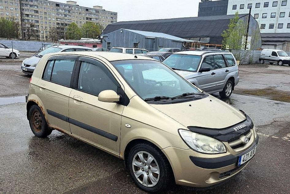 Hyundai Getz, 2007, 1.4, 71 kW, bensiin, manuaal, esivedu