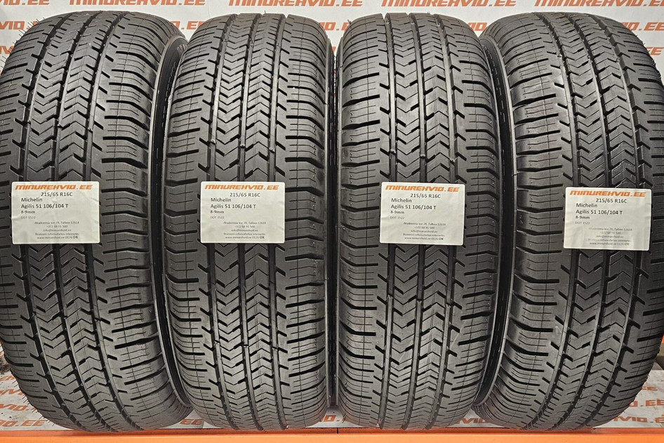 Подержанный летняя шина 215/65R16 Michelin Agilis 51 106/104 T 1522