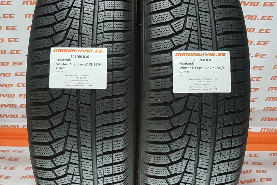 Used studless winter tire 205/60R16 Hankook Winter i Cept Evo 2 XL 96/H