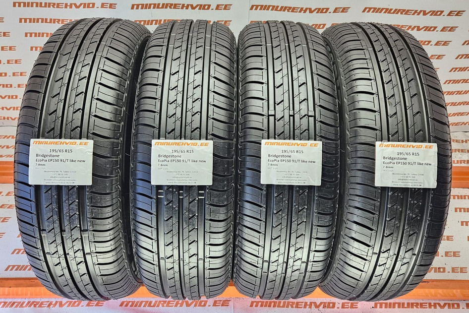 Kasutatud suverehv 195/65R15 Bridgestone EcoPia EP150 91/T like new