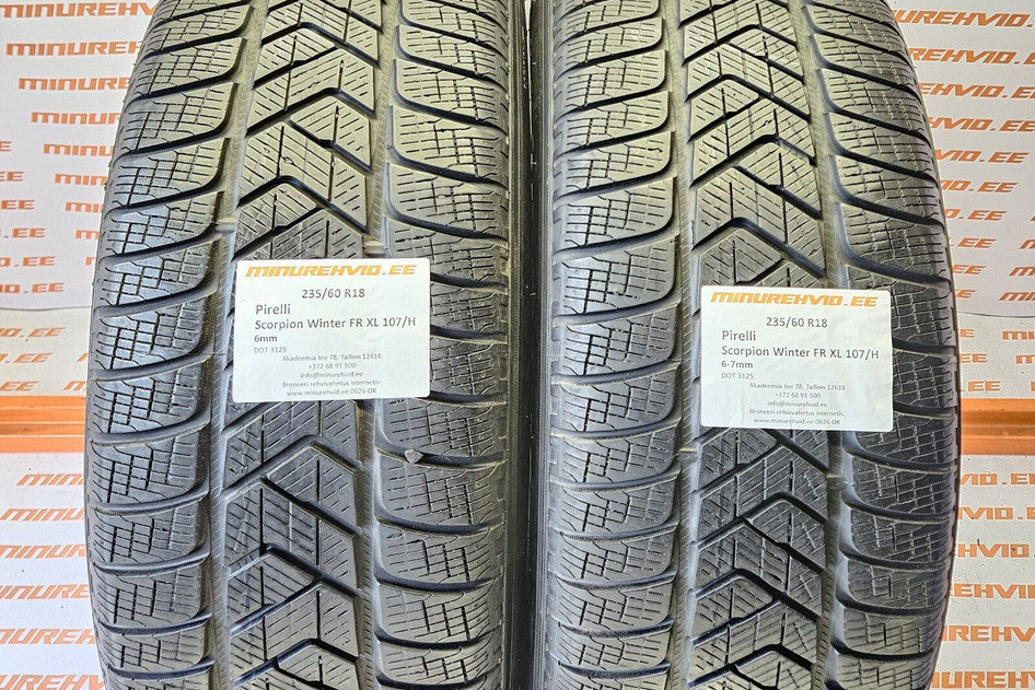 Kasutatud lamellrehv 235/60R18 Pirelli Scorpion Winter FR XL 107/H 3125
