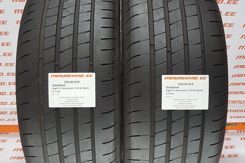 Kasutatud suverehv 225/45R19 GoodYear Eagle F1 Assymetric 5 FR XL 96/W