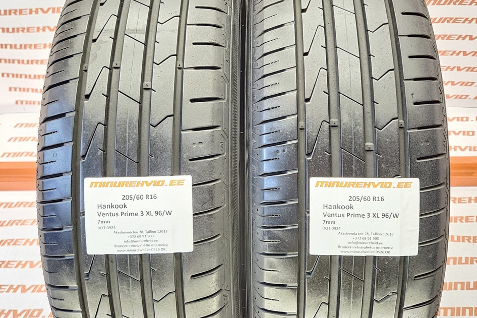 Kasutatud suverehv 205/60R16 Hankook Ventus Prime 3 XL 96/W