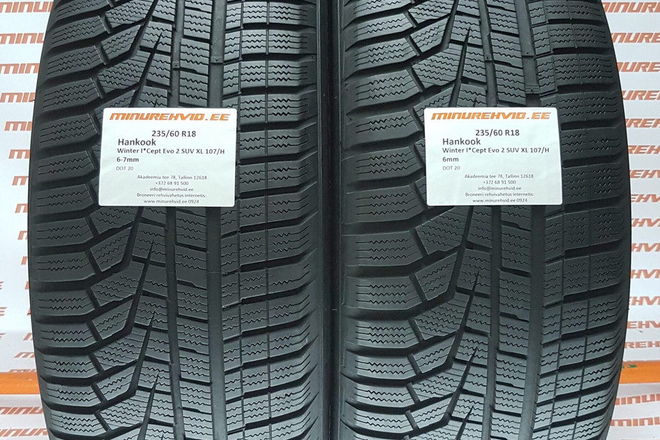Used studless winter tire 235/60R18 Hankook Winter I Cept Evo 2 SUV XL 107/H