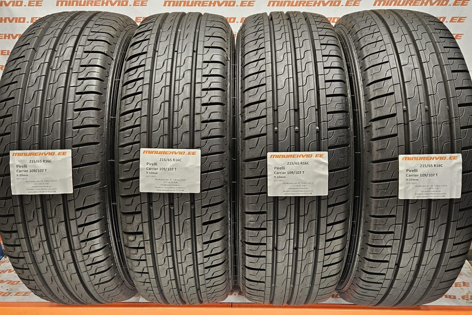 Подержанный летняя шина 215/65R16 Pirelli Carrier 109/107 T