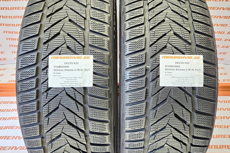 Kasutatud lamellrehv 245/35R20 Vredestein Wintrac Xtreme S FR XL 95/Y