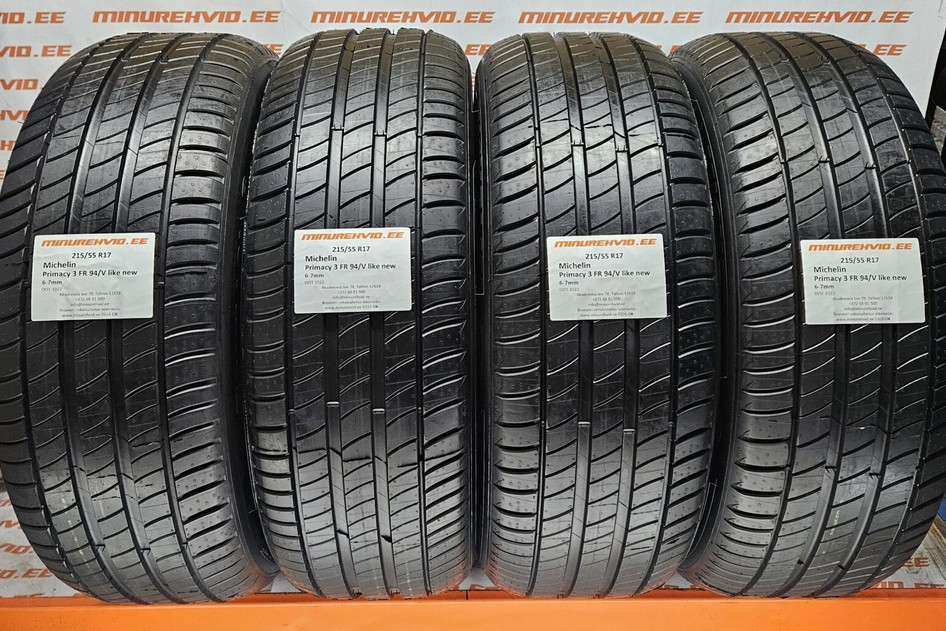 Kasutatud suverehv 215/55R17 Michelin Primacy 3 FR 94/V like new 2 3322