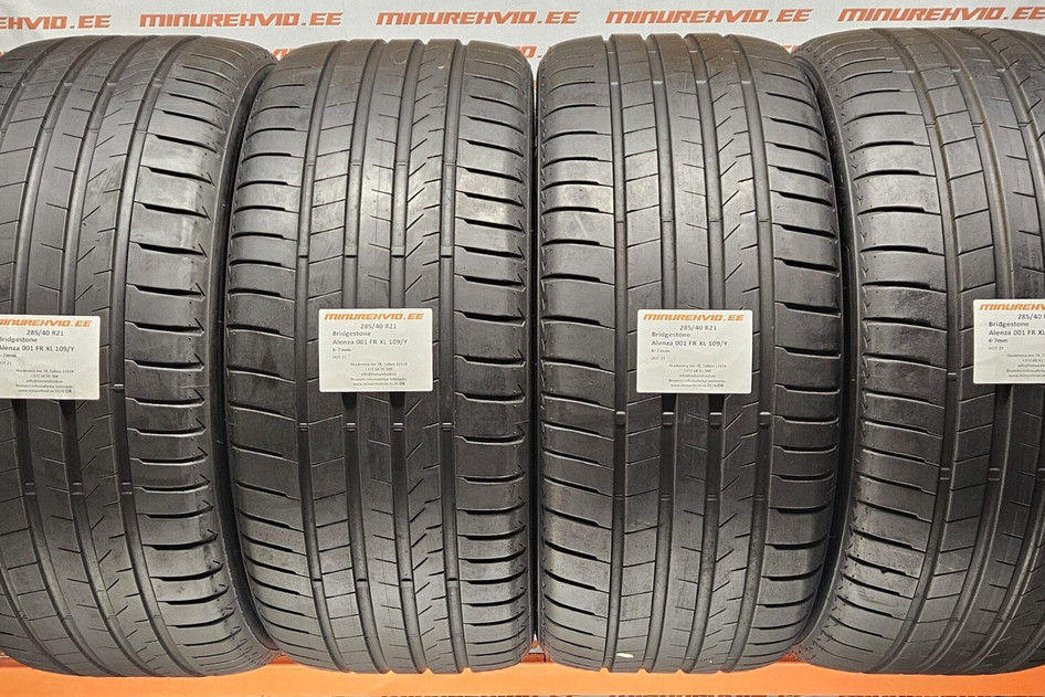 Подержанный летняя шина 285/40R21 Bridgestone Alenza 001 FR XL 109/Y