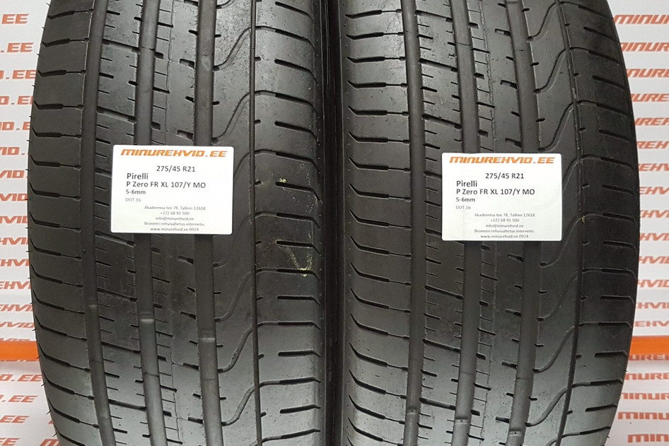 Kasutatud suverehv 275/45R21 Pirelli P Zero FR XL 107/Y MO
