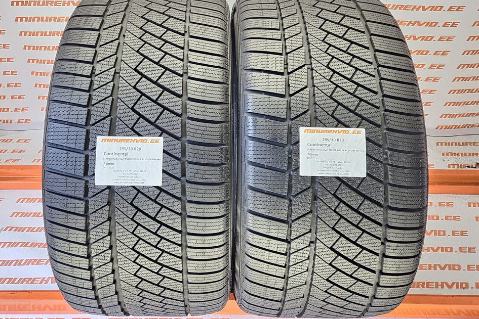 Used studless winter tire 295/30R20 Continental ContiWinterContact TS830P RO1 FR XL 101/W like new