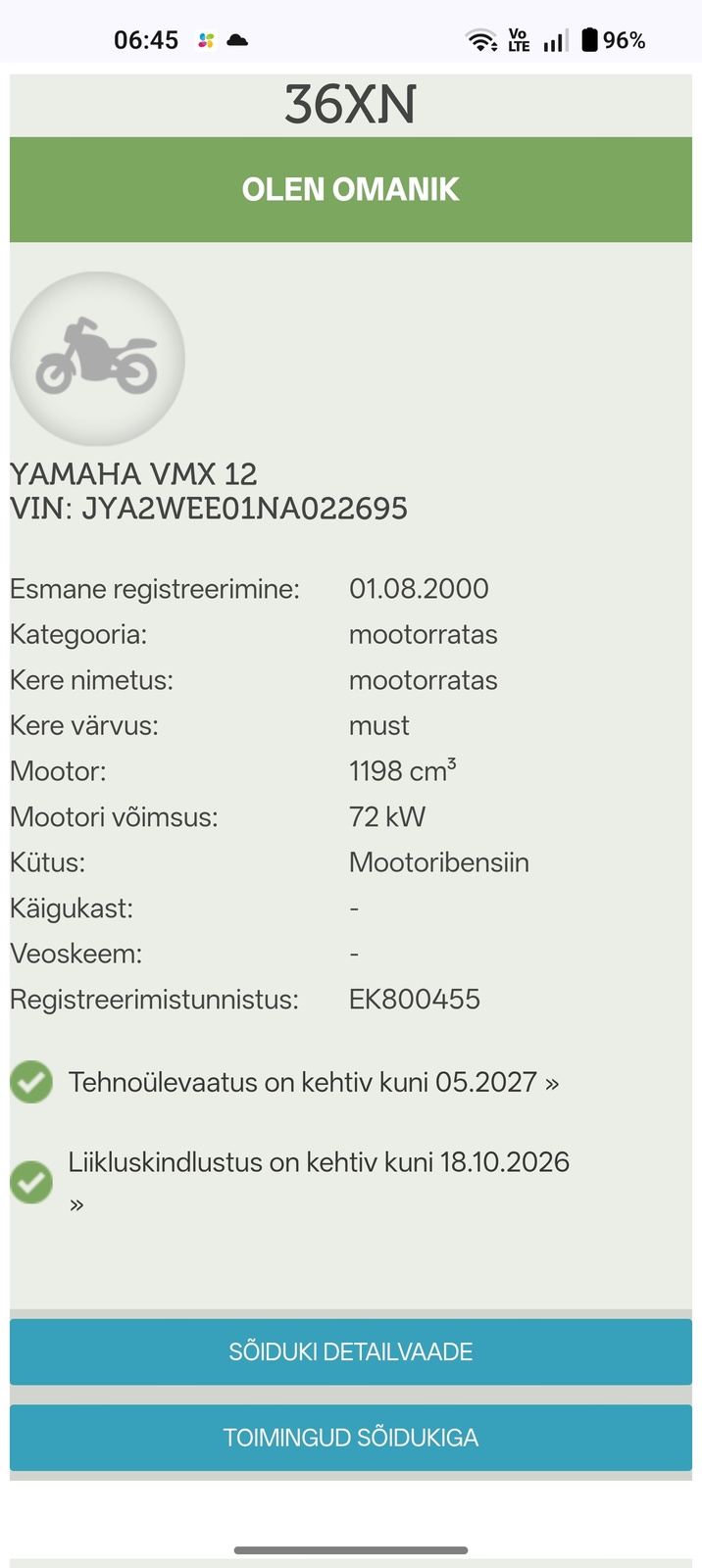 Yamaha VMX 12 2000, photo 6/6
