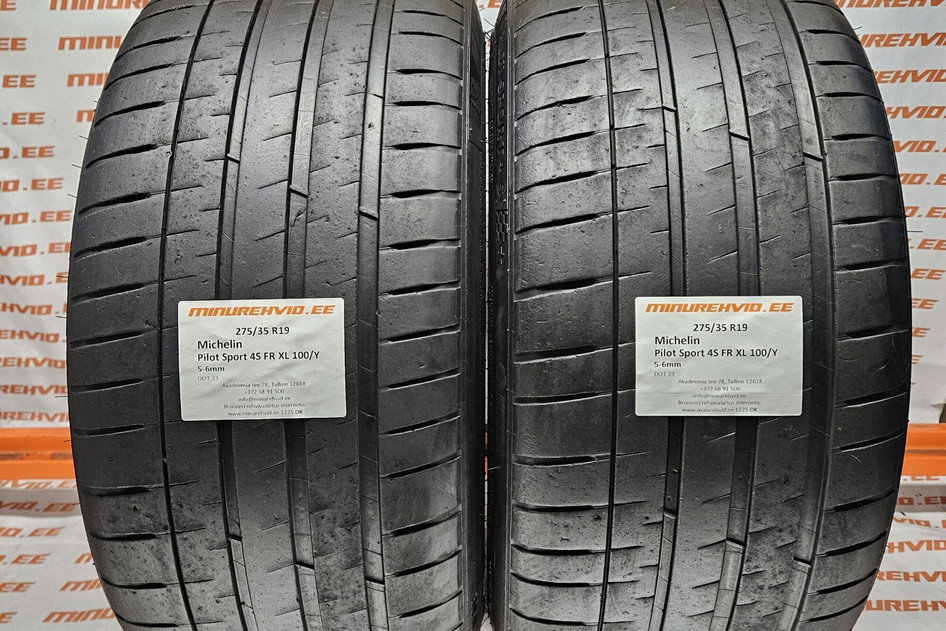 Used summer tire 275/35R19 Michelin Pilot Sport 4S FR XL 100/Y