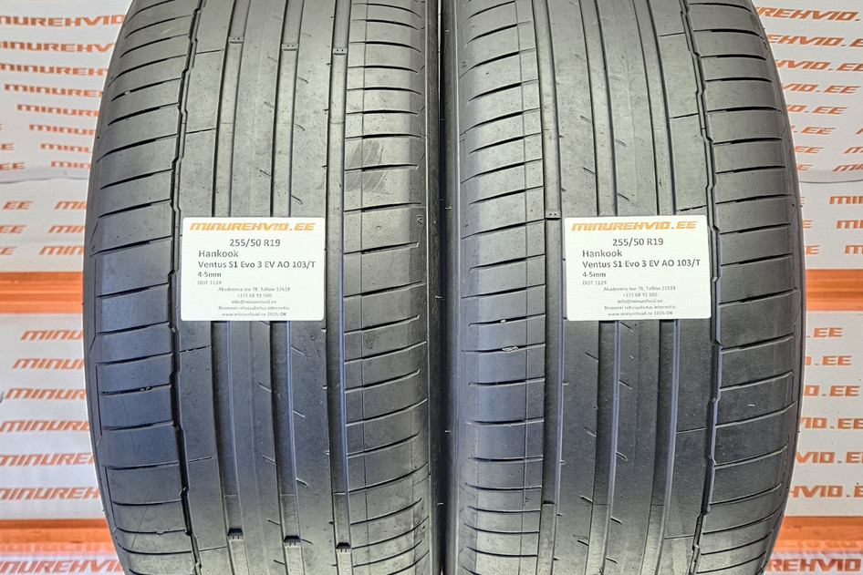 Подержанный летняя шина 255/50R19 Hankook Ventus S1 Evo 3 EV AO 103/T