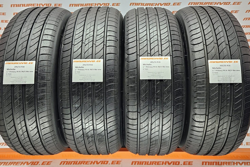 Kasutatud suverehv 205/55R16 Michelin e * Primacy FR XL 94/V like new 4521